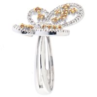 Anello Fanton Gioielli Donna ANELLI DIAMANTI in Oro bianco Granato 0.32 Ct FG40016535 - FG40016535